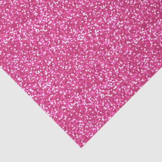 Papier Mousseline Parties scintillantes roses de scintillement (Détail)
