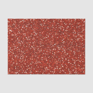 Papier Mousseline Parties scintillantes rouges élégantes