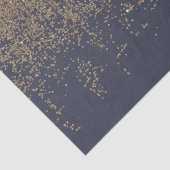 Papier Mousseline Parties scintillantes scintillantes Ombre d'or de (Détail)