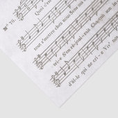 Papier Mousseline Partition française historique pour découpage (Détail)