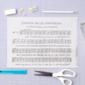 Papier Mousseline Partition française historique pour découpage (Artisanat)