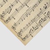 Papier Mousseline Partition vintage (Détail)