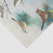 Papier Mousseline Paruline et Wrens, (Détail)