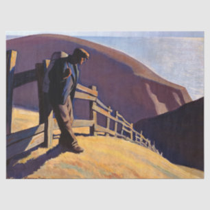 Papier Mousseline Pas d'endroit où aller par Maynard Dixon