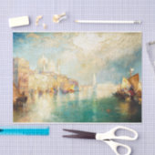 Papier Mousseline Passing Shower, Venise, 1902 par Thomas Moran (Artisanat)