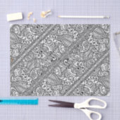 Papier Mousseline Passion de Paisley (Artisanat)