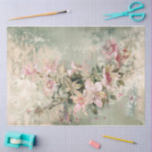 Papier Mousseline Passion fleurs deux (Artisanat)
