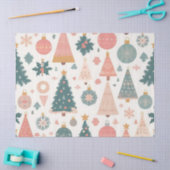 Papier Mousseline Pastel Arbre de Noël Ornements Fêtes (Artisanat)