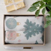 Papier Mousseline Pastel Arbre de Noël Ornements Fêtes (Cadeau)