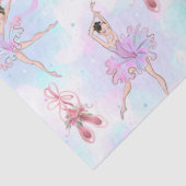 Papier Mousseline Pastel Ballet Dancers  (Détail)