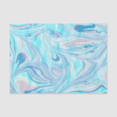 Papier Mousseline Pastel Blue & Pink Marble Swils (Recto)