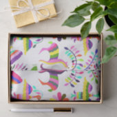 Papier Mousseline Pastel Brights Otomi Imprimer Papier Tissu (Cadeau)