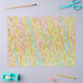 Papier Mousseline Pastel Chalk Texture Scribbles (Artisanat)