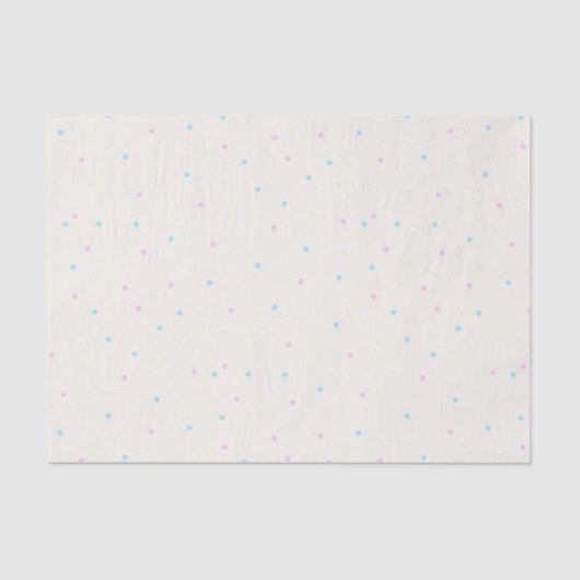 Papier Mousseline Pastel Confetti (Recto)