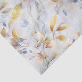 Papier Mousseline Pastel Cream Floral Abstrait (Détail)