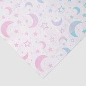 Papier Mousseline Pastel Crescent Moons et étoiles Halloween (Détail)