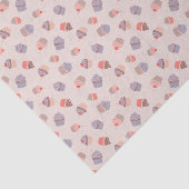 Papier Mousseline Pastel Cupcake Confetti Anniversaire Tissu Papier (Détail)