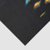 Papier Mousseline Pastel Dessin de canard sur l'eau (Détail)