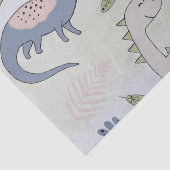 Papier Mousseline Pastel Dinosaur (Détail)