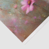 Papier Mousseline Pastel Fleur sauvage Impressionniste Peinture Déco (Détail)