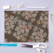 Papier Mousseline Pastel Floral à motif (Artisanat)