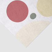 Papier Mousseline Pastel Grand Poka-Dot Design (Détail)