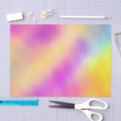 Papier Mousseline Pastel Iridescente Coloré Design dégradé (Artisanat)