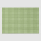 PAPIER MOUSSELINE PASTEL IRLANDAIS VERT PLAID MOTIFS (Recto)