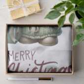 Papier Mousseline Pastel Knitted Christmas Gnome (Cadeau)