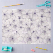 Papier Mousseline Pastel Lavender & Blue Floral Arrière - plan Decou (Artisanat)