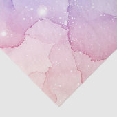 Papier Mousseline Pastel Mermaid Stardust Aquarelle Abstraite (Détail)