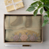 Papier Mousseline Pastel Nutcracker Vintage Découpage de Noël (Cadeau)