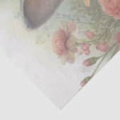 Papier Mousseline Pastel Oeufs de Pâques Rabbit et Papillon (Détail)