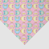 Papier Mousseline Pastel Owl Baby Girl Douche thème (Détail)