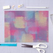 Papier Mousseline Pastel Patchwork Abstrait Dreamy Design (Artisanat)