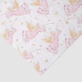 Papier Mousseline Pastel Pink Christmas Angel (Détail)