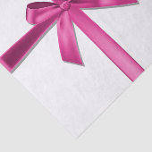 Papier Mousseline Pastel Pink Satin Ribbon Bow fête d'anniversaire (Détail)