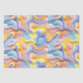 Papier Mousseline Pastel Plastic Fluid Abstrait (Recto)