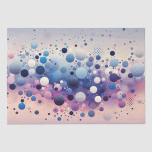 Papier Mousseline Pastel Polka Dreams