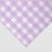 Papier Mousseline Pastel Purple En vichy Motif (Détail)