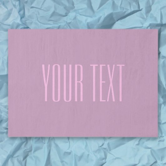 Papier Mousseline Pastel Purple & Pink clair | Texte modifiable mode