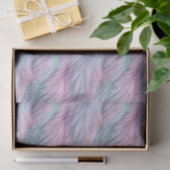 Papier Mousseline Pastel Rainbow Fur (Cadeau)