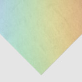 Papier Mousseline Pastel Rainbow Ombre Gradient Blur Abstrait Design (Détail)