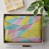 Papier Mousseline Pastel Rainbow Spiral Candy Photo (Cadeau)