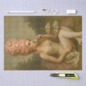 Papier Mousseline Pastel Rococo Macaron Muse – Whimsical French  (Artisanat)