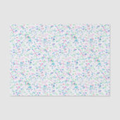 Papier Mousseline Pastel Splatter Confetti Imprimer (Recto)