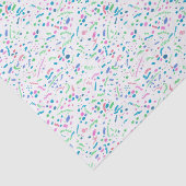 Papier Mousseline Pastel Splatter Confetti Imprimer (Détail)