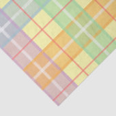 Papier Mousseline Pastel Spring Plaid  (Détail)