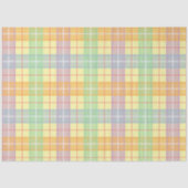 Papier Mousseline Pastel Spring Plaid  (Recto)