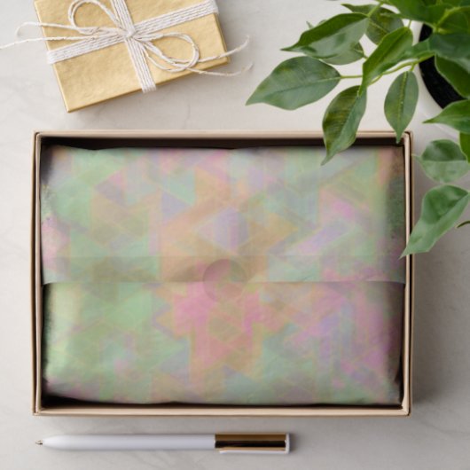 Papier Mousseline Pastel Star de David Motif (Cadeau)